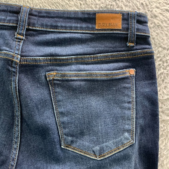 JUDY BLUE Jeans Womens Size 15 Skinny Fit Blue 34x29 - Picture 8 of 12